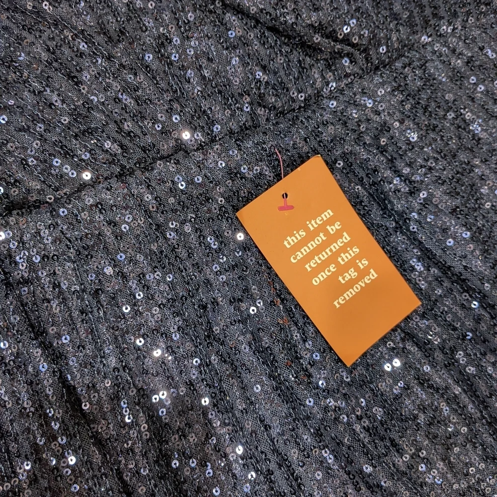 Ivy City navy sequin dress - Picture 3 of 7